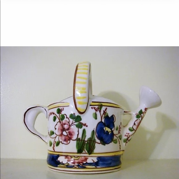 🧡 Portuguese Ceramic Watering Can 🧡 - Picture 2 of 9